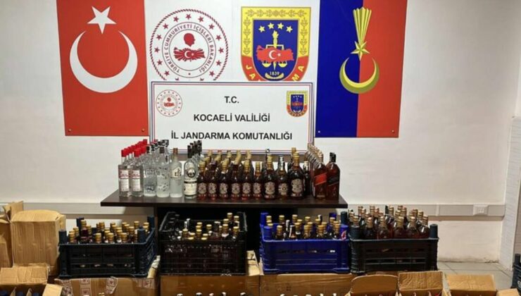 Kocaeli’de 1023 şişe sahte içki yakalandı – Güncel haberler