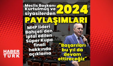 Son dakika: Siyasilerden yeni yıl mesajları! Siyasiler 2024 için ne dedi? Numan Kurtulmuş ve Özgür Özel yeni yıl paylaşımı