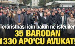 35 barodan 1330 Apo’cu avukat! Teröristbaşı için görüşme talebi