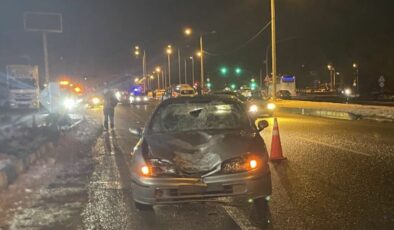 Bolu’da iki otomobilin çarptığı kişi öldü