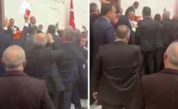 Can Atalay kararı okundu, vekillerin kürsüye yürümesiyle Meclis karıştı