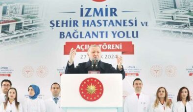 Erdoğan İzmir Şehir Hastanesi’ni açtı… 6 ayrı hastaneli sağlık kompleksi