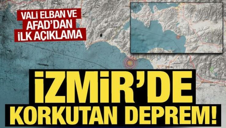 Son Dakika: İzmir’de 5.1 büyüklüğünde deprem!