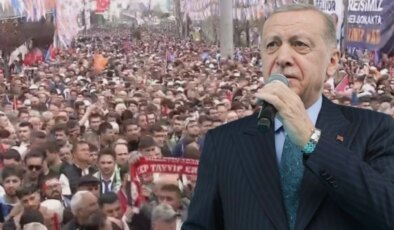 Cumhurbaşkanı Erdoğan’dan Bursa’da gövde gösterisi! Mitinge 90 bin kişi katıldı