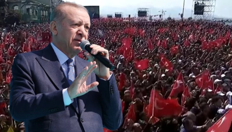 Erdoğan, İzmir mitingine katılan kişi sayısını açıkladı: Emniyetten bilgi aldım, alanda 100 bin kişi var