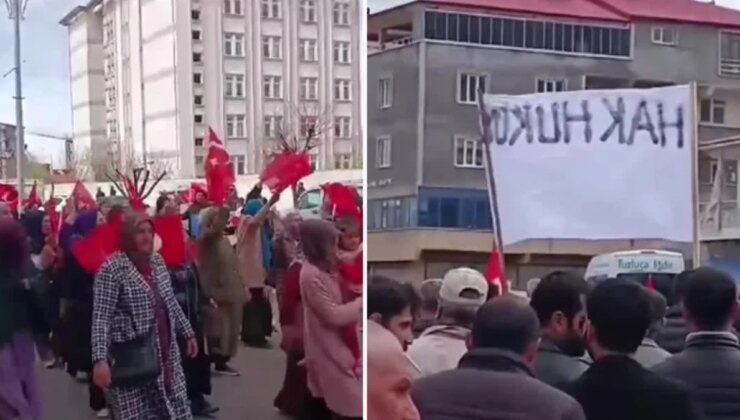 Iğdır’da AK Partili adaya mazbata verilmesine protesto