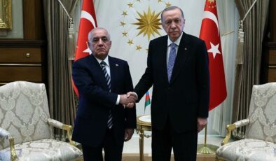 Cumhurbaşkanı Erdoğan, Azerbaycan Başbakanı Ali Asadov’u kabul etti