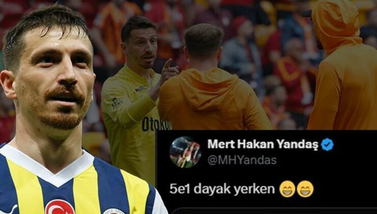 Mert Hakan Yandaş’dan bu sabah olay paylaşım: 5’e1 dayak yerken…