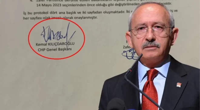 Kılıçdaroğlu’nun zor anları! “Yok böyle bir şey” dedi, imzalı belge yayınlanınca ağız değiştirdi